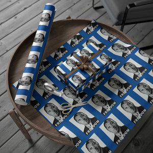 Freedom Charlie Kirk Wrapping Paper Roll Martin Luther King Jr TS14 Blue Print Your Wear