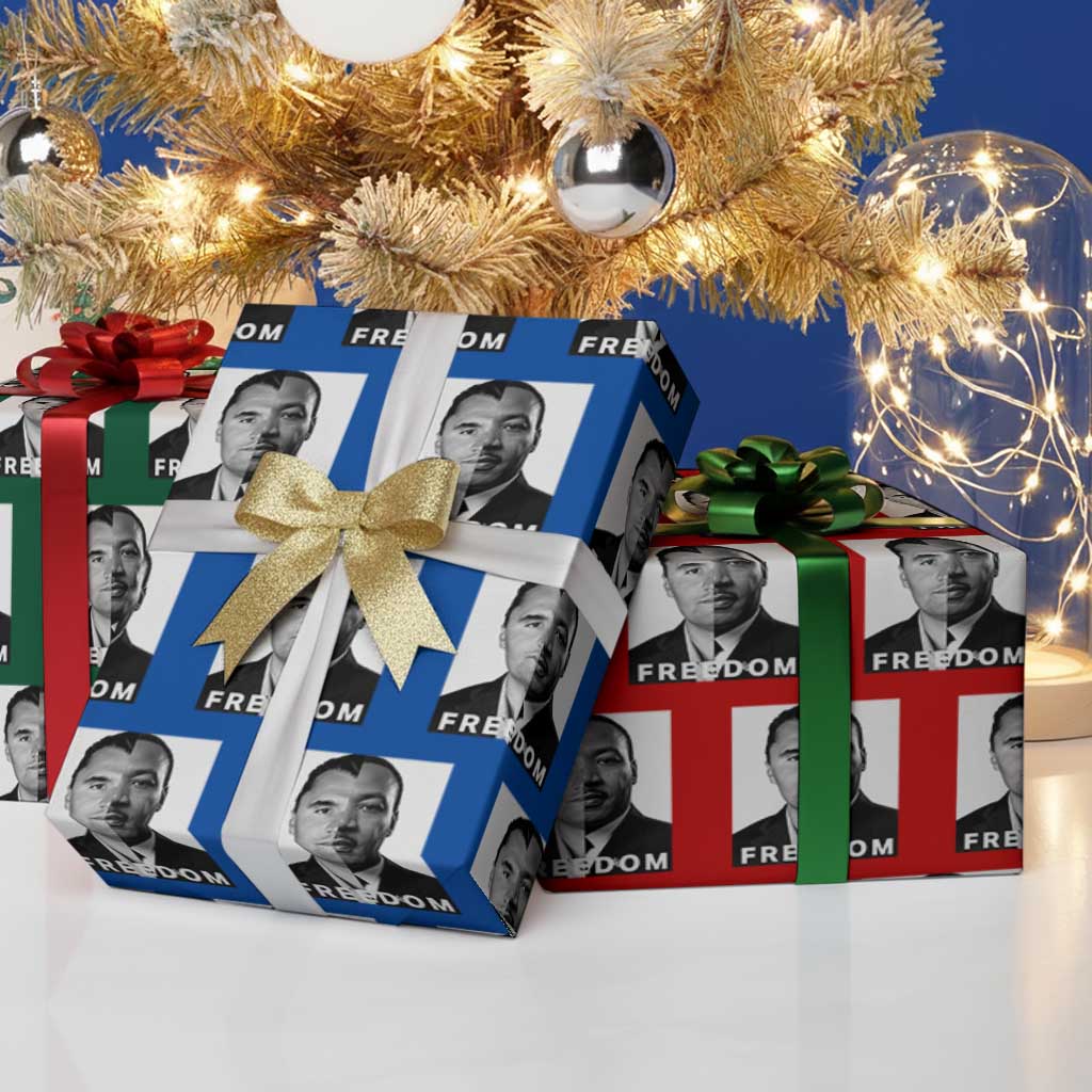 Freedom Charlie Kirk Wrapping Paper Roll Martin Luther King Jr TS14 Print Your Wear