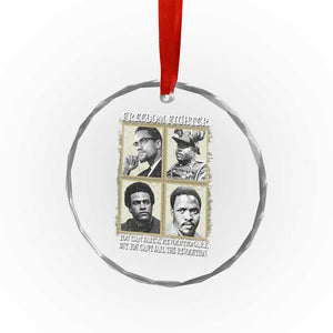 Freedom Fighters Heritage Crystal Glass Ornament Malcolm X Marcus Garvey Huey P Newton Steve Biko Revolution TS02 Print Your Wear