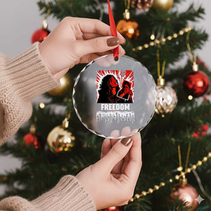 Freedom Iran Women Revolution 2026 Crystal Glass Ornament Lighting Cigarette with Burning Portrait Graphic TS02 Print Your Wear