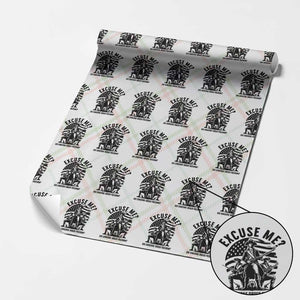 Freedom Resist Protest Civil Rights Wrapping Paper Roll Excuse Me Did Someone Order Freedom TS14 Christmas Plaid Print Your Wear