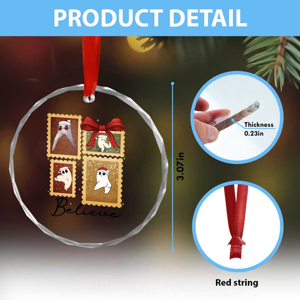 Fresno Nightcrawler Cryptid Christmas Believe Gift Crystal Glass Ornament TS12 Print Your Wear