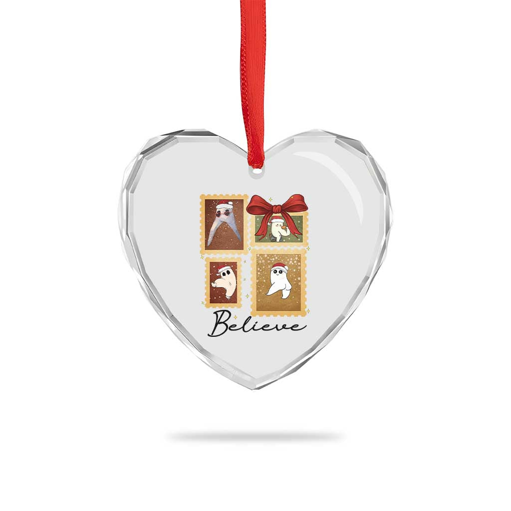 Fresno Nightcrawler Cryptid Christmas Believe Gift Heart Crystal Glass Ornament TS12 Print Your Wear