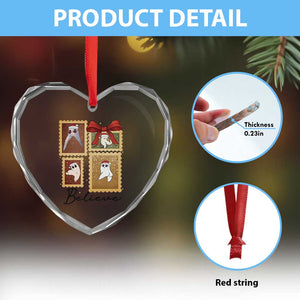 Fresno Nightcrawler Cryptid Christmas Believe Gift Heart Crystal Glass Ornament TS12 Print Your Wear