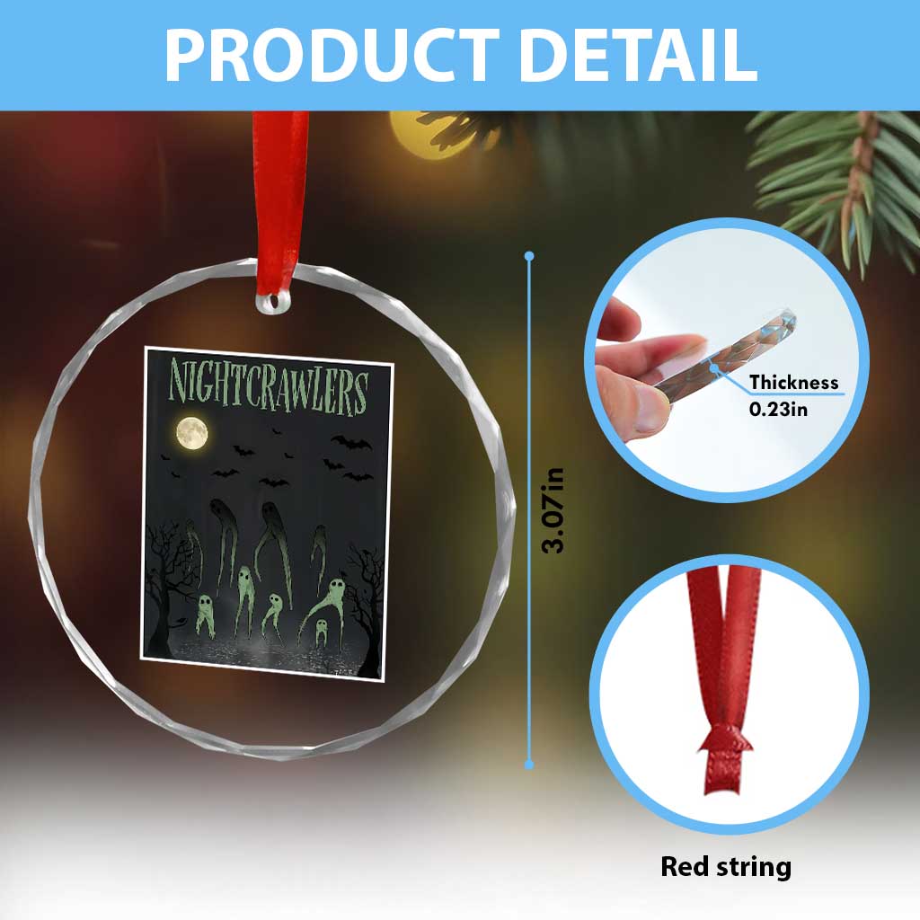 Fresno Nightcrawlers Crystal Glass Ornament Gothic Cryptid Horror Fan Gift TS12 Print Your Wear