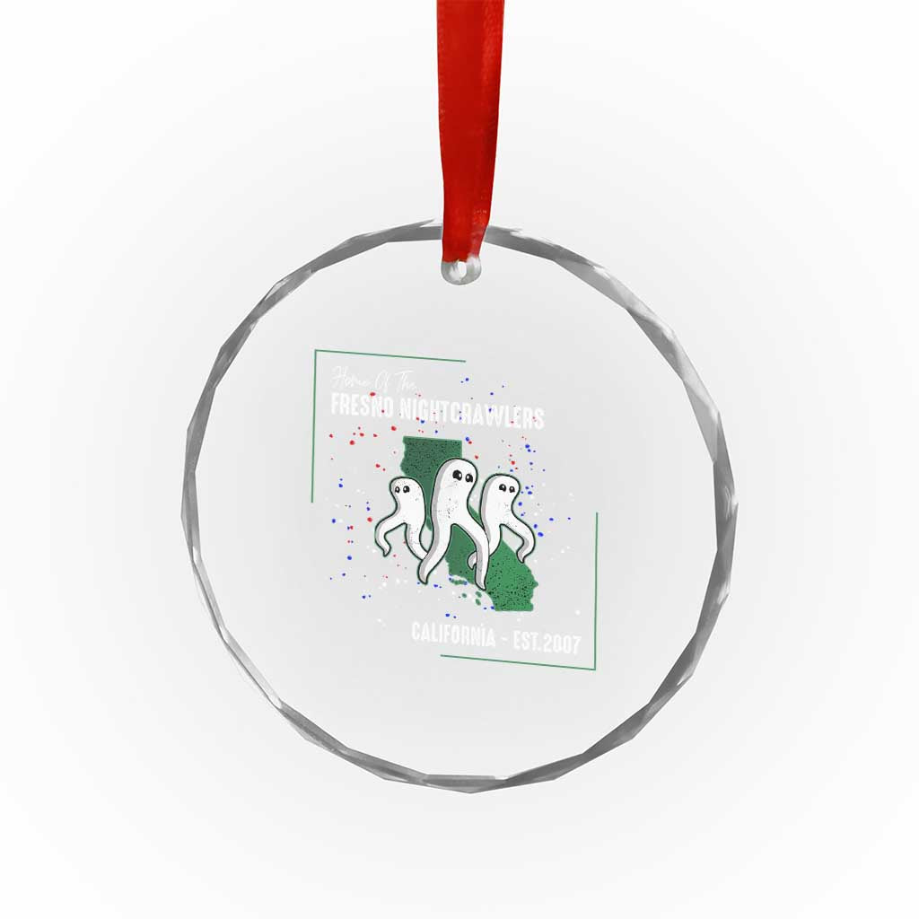 Fresno Nightcrawlers Crystal Glass Ornament Home Of California Cryptid Gift TS12 Print Your Wear