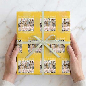 Friday is Good Sunday is Better Wrapping Paper Roll Christian Jesus Easter TS14 Yellow Print Your Wear