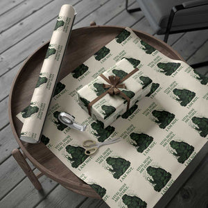 Frog Medic Wrapping Paper Roll Funny Animal EMT Emergency Health Workers TS10 Beige Print Your Wear