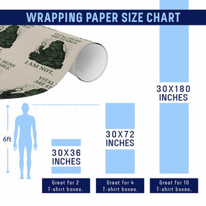 Frog Medic Wrapping Paper Roll Funny Animal EMT Emergency Health Workers TS10 Print Your Wear