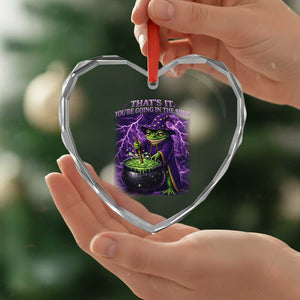 Frog Meme Heart Crystal Glass Ornament Vintage Graphic Thats It Youre Going In The Soup TS10 Print Your Wear