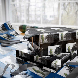 Frog Resist Wrapping Paper Roll Free Portland Oregon Freedom Fighters TS02 Black Print Your Wear