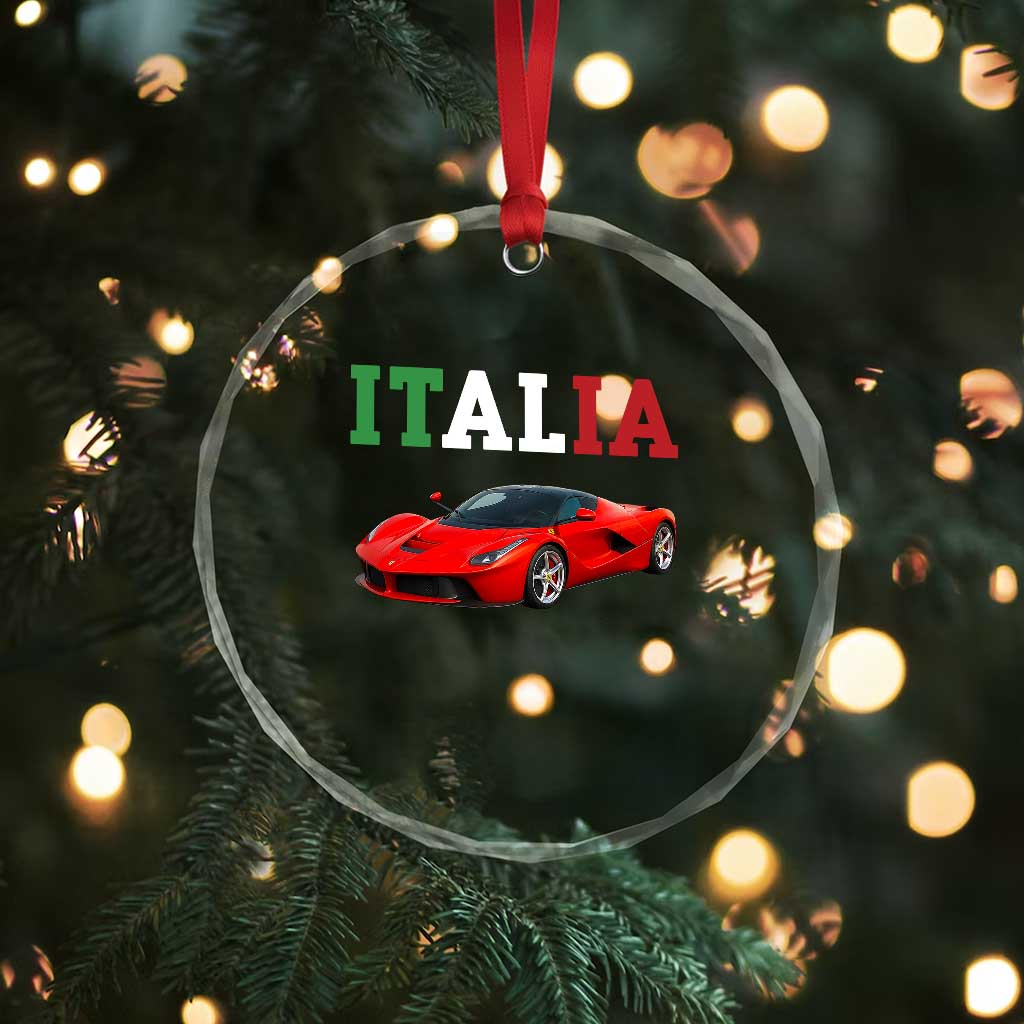 Fun Italian Exotic Supercar Crystal Glass Ornament TS14 Print Your Wear