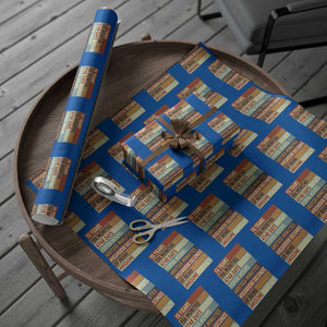 Funny 13th Birthday Wrapping Paper Roll 13 Years 156 Months 4748 Days Vintage Retro TS11 Blue Print Your Wear