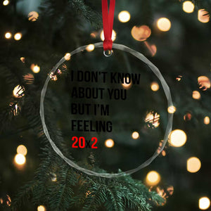 Funny 40th Birthday Pop Culture Lyric Parody Crystal Glass Ornament Im Feeling 20x2 40 Years Old Milestone Bday Gag Gift