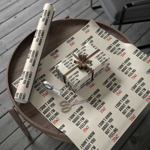 Funny 40th Birthday Pop Culture Lyric Parody Wrapping Paper Roll Im Feeling 20x2 40 Years Old Milestone Bday Gag Gift