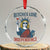Funny 4th of July Statue of Liberty Cocktail Crystal Glass Ornament Retro Bitches Love Independence - Print Your Wear