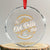 Funny 50th Birthday Crystal Glass Ornament Official Member Of The Old Ball Clubs Gen X EST 1976 TS11 Transparent Glass 3'' Circle Print Your Wear