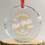 Funny 60th Birthday Crystal Glass Ornament Official Member Of The Old Ball Clubs Gen X TS11 Transparent Glass 3'' Circle Print Your Wear