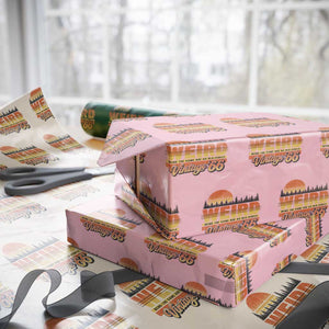 Funny 60th Birthday Wrapping Paper Roll Retro 1966 Weird Being The Same Age As Old People TS10 Light Pink Print Your Wear
