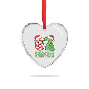 Funny 67 Bruh Christmas Heart Crystal Glass Ornament Candy Cane and Xmas Tree Six Seven Meme Holiday Lights TS02 Print Your Wear