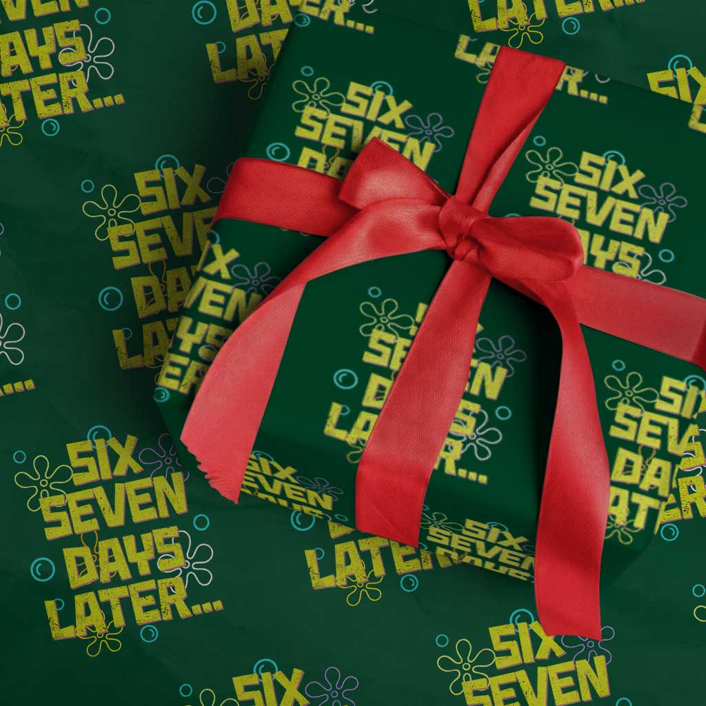 Funny 67 Days Later Wrapping Paper Roll 67 Days Of School Meme Teacher TS11 Green Print Your Wear