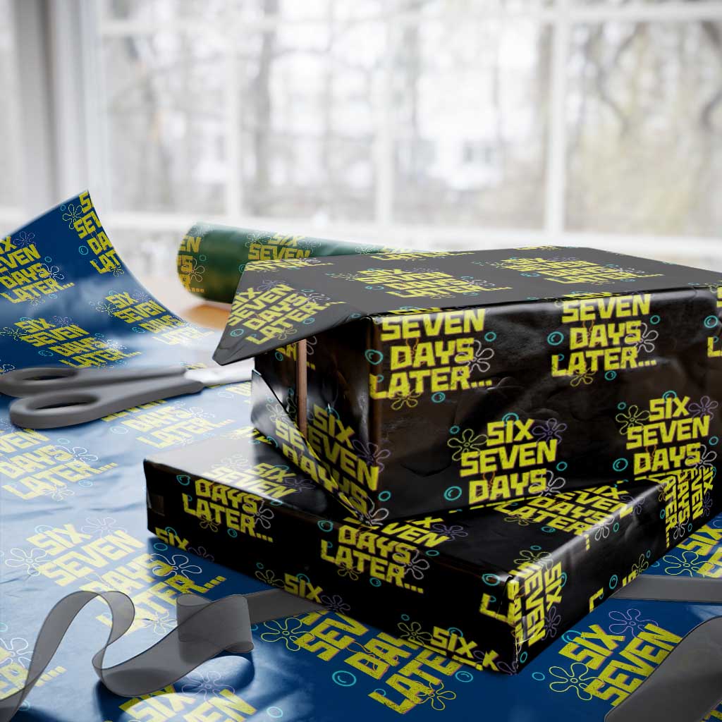 Funny 67 Days Later Wrapping Paper Roll 67 Days Of School Meme Teacher TS11 Black Print Your Wear