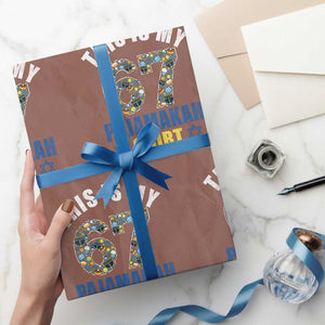Funny 67 Hanukkah Wrapping Paper Roll This Is My 67 Pajamakah Gift TS11 Mocha Print Your Wear