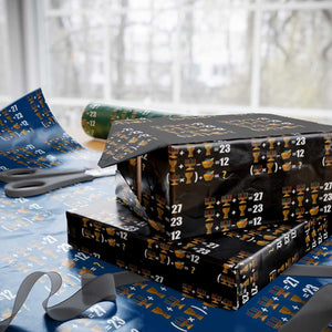 Funny 67 Kwanzaa Math Wrapping Paper Roll Six Seven Meme Kinara Candles African American Christmas TS11 Black Print Your Wear