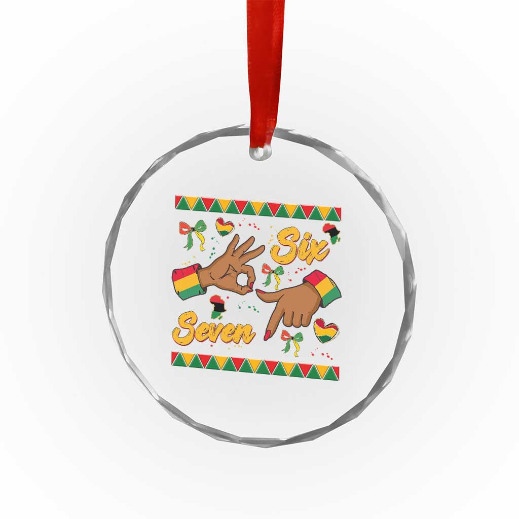 Funny 67 Meme Black History Month Crystal Glass Ornament Gen Z Alpha Gift TS12 Print Your Wear
