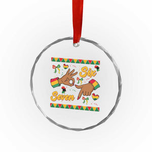 Funny 67 Meme Black History Month Crystal Glass Ornament Gen Z Alpha Gift TS12 Print Your Wear