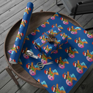 Funny 67 Meme Gingerbread Christmas Wrapping Paper Roll Six Seven Ice Cream Drip Boys TS10 Blue Print Your Wear