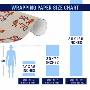 Funny 67 Meme Hot Dog Lover Wrapping Paper Roll USA 250 BBQ Celebration