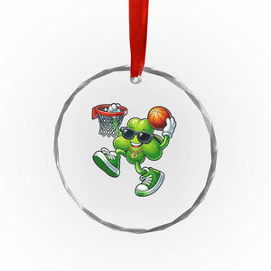 Funny 67 Meme Six Seven Basketball Shamrock St Patricks Day Crystal Glass Ornament TS11 Print Your Wear