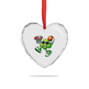 Funny 67 Meme Six Seven Basketball Shamrock St Patricks Day Heart Crystal Glass Ornament TS11 Print Your Wear