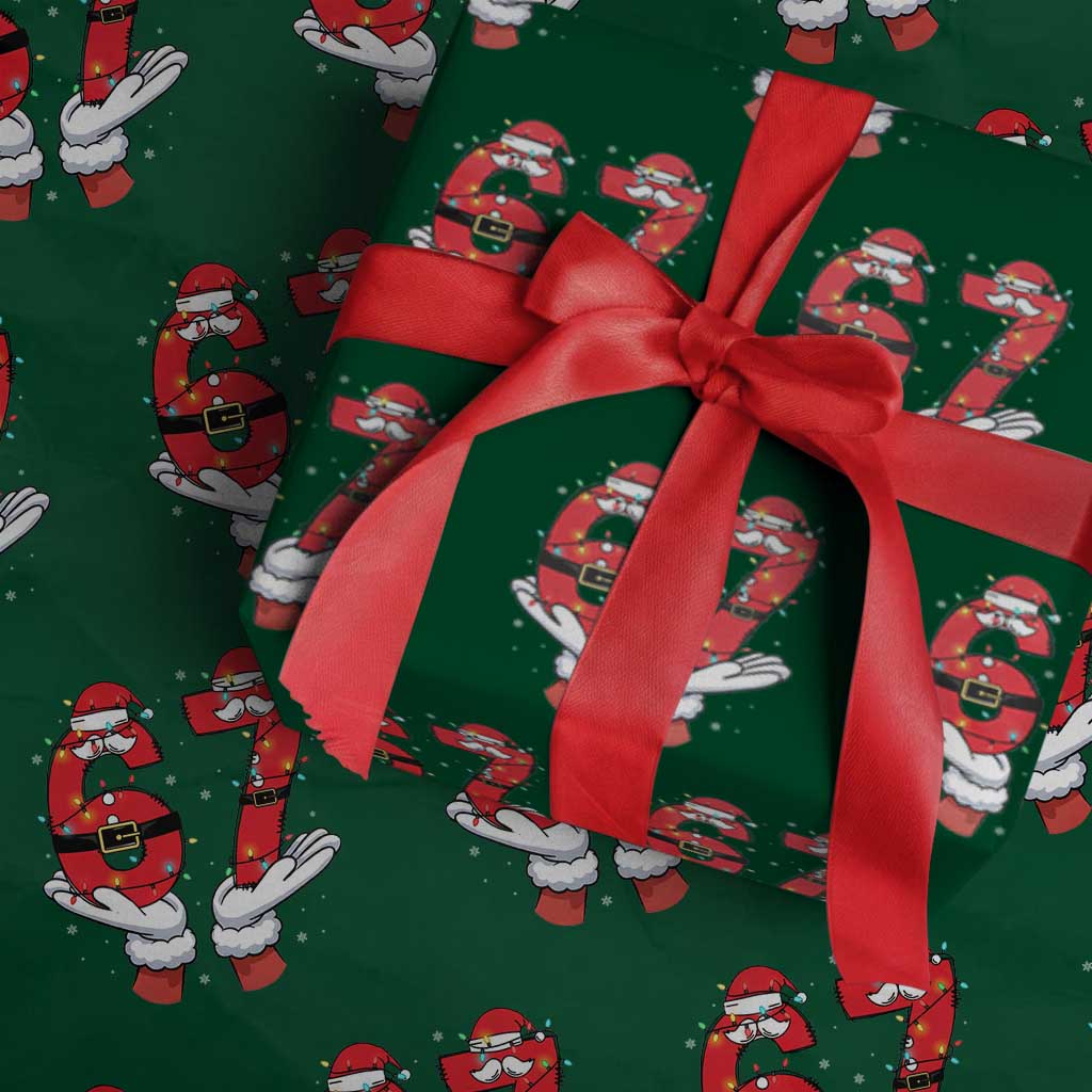 Funny 67 Meme Wrapping Paper Roll Christmas Party Holiday Gag Gift TS12 Green Print Your Wear