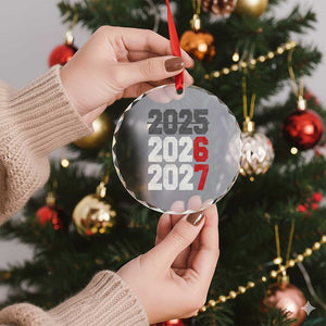 Funny 67 New Year Crystal Glass Ornament Happy New Year 2026 2027 Sports Jersey Number TS11 Print Your Wear