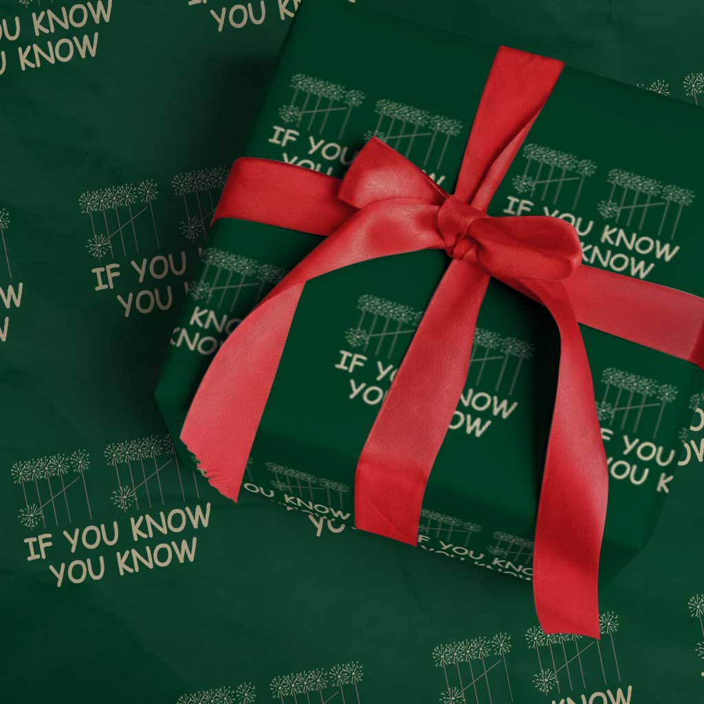 Funny 67 New Year Wrapping Paper Roll If You Know You Know Six Seven Meme Sparklers TS11 Green Print Your Wear