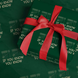 Funny 67 New Year Wrapping Paper Roll If You Know You Know Six Seven Meme Sparklers TS11 Green Print Your Wear