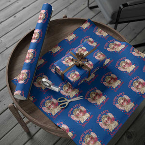Funny 67 Valentines Day Wrapping Paper Roll Cupid Say Six Seven 67 Meme TS11 Blue Print Your Wear