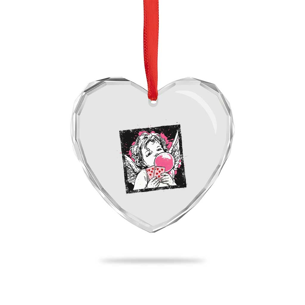 Funny 67 Valentines Heart Crystal Glass Ornament Cupid Playing Cards Six Seven TS14 Print Your Wear