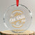 Funny 70th Birthday Crystal Glass Ornament Official Member Of The Old Ball Clubs Baby Boomers TS11 Transparent Glass 3'' Circle Print Your Wear