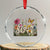 Funny 8647 Subtle Sarcasm Crystal Glass Ornament Floral Boho Style TS02 Transparent Glass 3'' Circle Print Your Wear