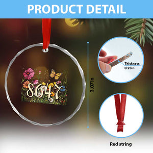 Funny 8647 Subtle Sarcasm Crystal Glass Ornament Floral Boho Style TS02 Print Your Wear