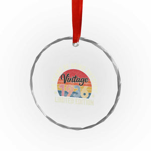 Funny 90th Birthday Crystal Glass Ornament Vintage 1936 Limited Edition 90 Year Old Bday Gifts TS10 Print Your Wear