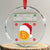 Funny All I Want For Xmas Is Bitcoin Crystal Glass Ornament TS09 Transparent Glass 3'' Circle Print Your Wear