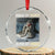 Funny Alpha Wolf Christmas Meme Crystal Glass Ornament Human By Chance Alpha By Choice TS14 Transparent Glass 3'' Circle Print Your Wear