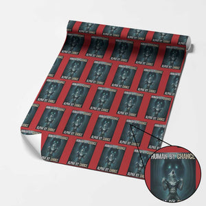 Funny Alpha Wolf Meme Wrapping Paper Roll Human By Chance Alpha By Choice TS14 Red Print Your Wear