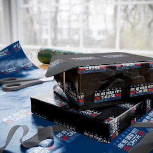 Funny Are We Great Yet Cause I Just Feel Embarrassed Wrapping Paper Roll Vintage Star - Print Your Wear