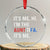 Funny Aunt Tifa Crystal Glass Ornament Its Me Hi I Am The Aunt Tifa Fight Fascism Protest TS11 Transparent Glass 3'' Circle Print Your Wear
