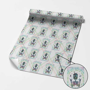 Funny Autism Mama Life Wrapping Paper Roll Some Days I Rock It Some Days It Rock Me Autism Awareness Skeleton TS11 Christmas Plaid Print Your Wear